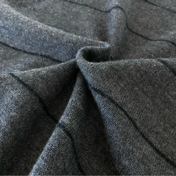 Vintage Ports 100% Wool Striped Vest - Picture 4 of 7